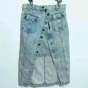 Denim Skirt- Short front and long back